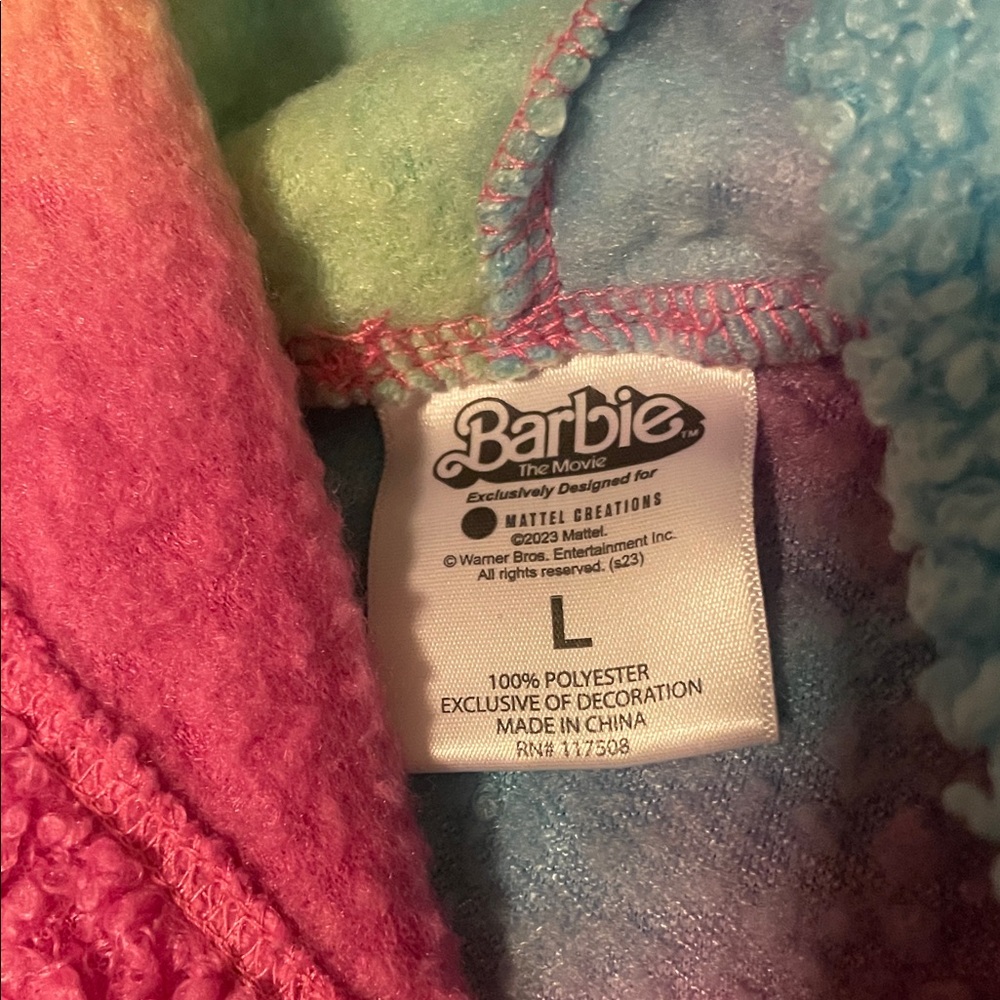 Colorful Tie-Dye Barbie “I Am Kenough” Hoodie - Picture 3 of 3